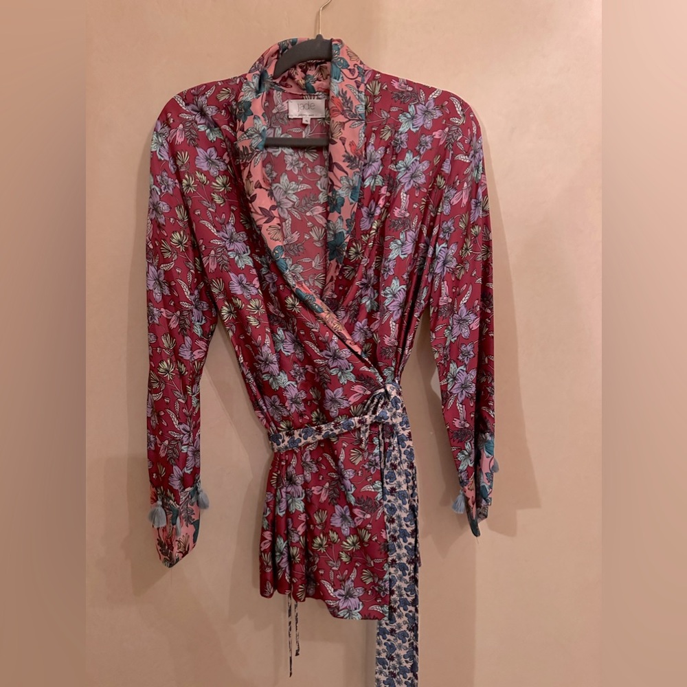 Johnny Was silk blouse